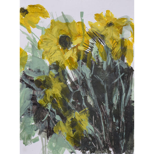 Yellow Flowers I & II, Diptych
